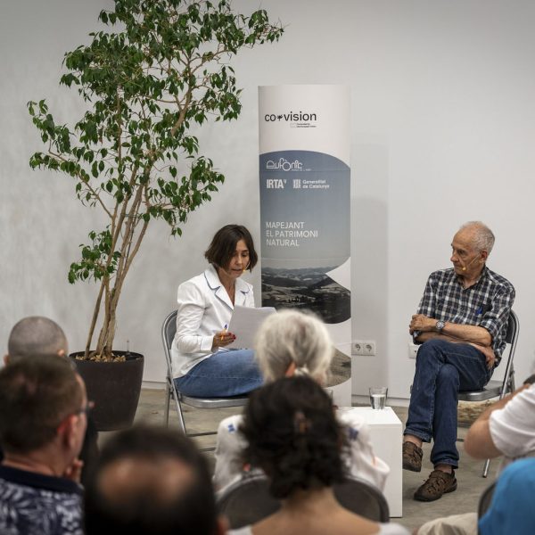 Vanessa Balagué i Jordi Camp al public panel