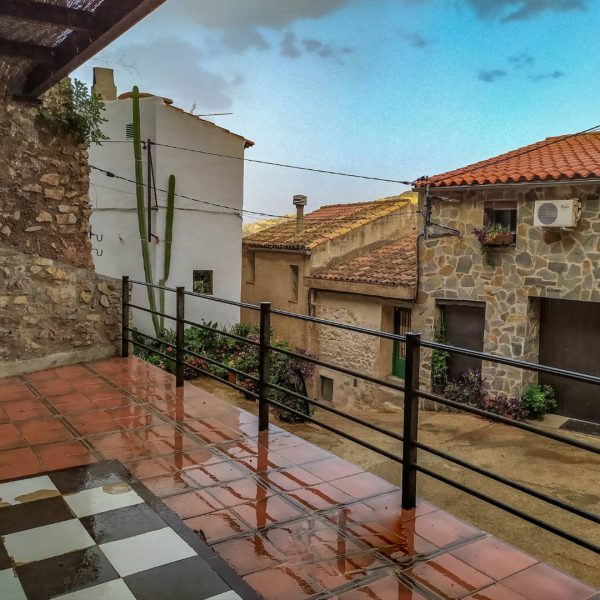 Plaça del Castell (Taules d'escacs gegant de Paüls) - Espai Eufònic